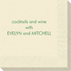 Your Personalized Cocktail Napkins Image 1 of 4